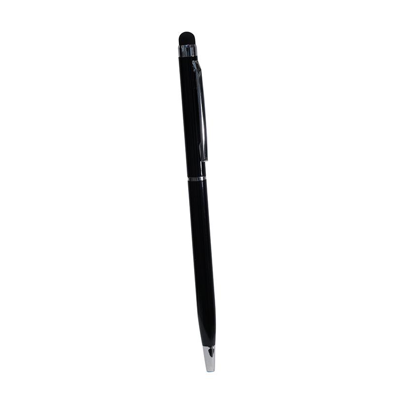 Metal Slim Pen - Black Color With Sliver Plated Clip & Tip